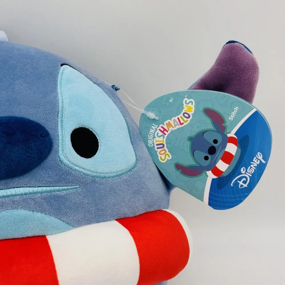 Disney Squishmallows Stitch Plush Stuffed Animal Lilo & Stitch Life Preserver